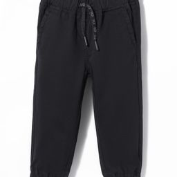 UCB Cotton Woven Full Length Solid Trouser - Black-image-31