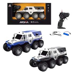 Sanjary Moka off Road Remote control Police car 8x8 monster swat truck for kids color design may vary-26