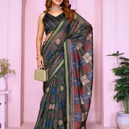 MORDEN MUSE Geometric Printed Saree-picture-35