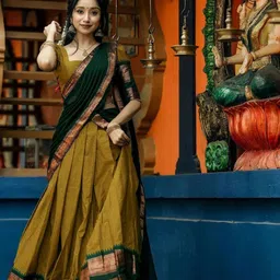 MANMOHITSAREE Zari Ready To Wear Lehenga & Blouse With Dupatta-picture-27