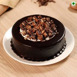 Eggless Choco Kitkat Cake-2