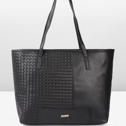 Fastrack Textured Oversized Structured Shoulder Bag-11