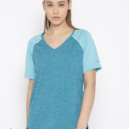 Columbia Blue Bryce Peak Quick Dry Tshirt-image-77