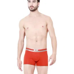 Van Heusen Red Cotton Comfort Fit Trunks-picture-43