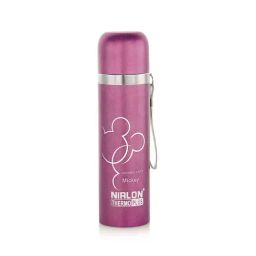 Nirlon Grace Pink Stainless Steel Double Wall Vacuum Flask (500ml)-11