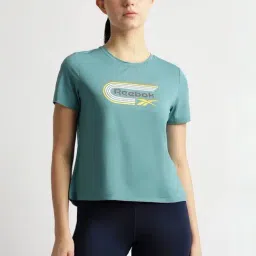 Reebok Blue Regular Fit Logo Printed Sports T-Shirt-picture-26
