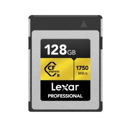 Lexar Professional CFexpress Type B Memory Card 128 GB Upto 1750 Mbps Read & 1500 Mbps Write Speed, GOLD-7