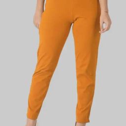 Dollar Missy Mustard Cotton Pants-38