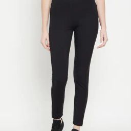 Camla Black Regular Fit Leggings-picture-16