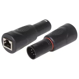 MULTICOMP PRO Inter Series Adapters 5 Pin Male XLR to RJ45 DMX Adapter, 24-16314-27