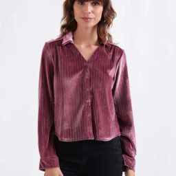 Elle Pink Self Pattern Top-image-78