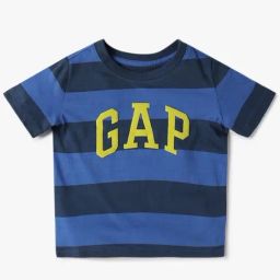 GAP Boys Blue Striped T-Shirt-image-118