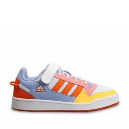 Adidas White Heather Low Tennis Shoes-image-55