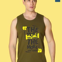WOOSTRO Pack Of 2 Printed Combed Cotton Gym Vests VWS26(ALONE PEACOCK)(MORE OLIVE)-image-56