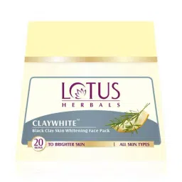 Lotus Herbals Claywhite Black Clay Skin Whitening Face Pack - 350 gm-19