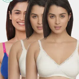 Inner Sense Multicolored Non Wired Non Padded Nursing Bra (Pack Of 3)-image-77
