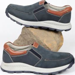 Atesber by Inc.5 Men's Navy Casual Loafers-image-32