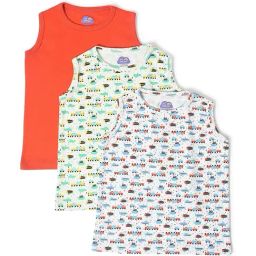 MiArcus Kids Multicolor Cotton Printed Vest-image-60