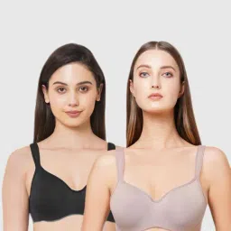 Soie Multicolor Padded Bra(Pack of 2)-26
