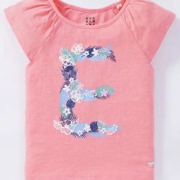 Ed-a-Mamma Kids Pink Cotton Embroidered T-Shirt-picture-30