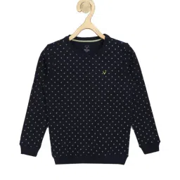 Allen Solly Junior Navy Printed Sweatshirt-picture-32