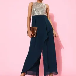 Miss Chase Teal Blue Embellished Jumpsuit-picture-13