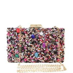 Spice Art Grey Clutch-31