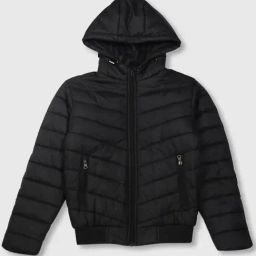 Gini & Jony Kids Black Full Sleeves Jacket-image-1