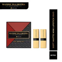 MyGlamm Manish Malhotra Soft Matte Mini Lipstick Retro Combo image 2
