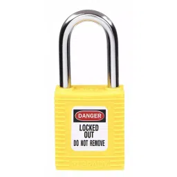 BRADY Lockout Padlock with 1 Key Nylon Yellow, 2XU63-image-84