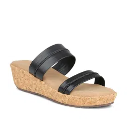 Inc.5 Women's Black Casual Wedges image 3