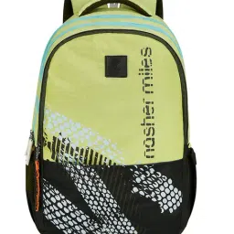 Nasher Miles Kinetics Olive Printed Laptop Backpack-image-90