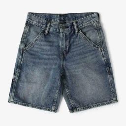 GAP Boys Blue Blended Solid Shorts-image-20