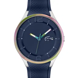 Lacoste Men Stainless Steel Dial & Silicon Straps Analogue Watch 2011331-27