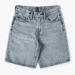 GAP Boys Blue Blended Solid Shorts-image-87