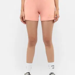 MADAME M Secret Peach Graphic Print Shorts-image-89
