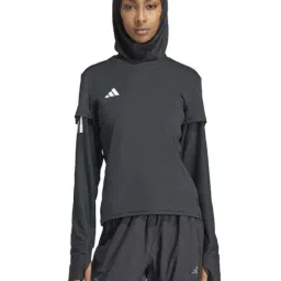 ADIDAS Black Plain Sports T-Shirt-picture-44