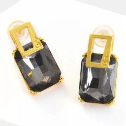 Sohi Gold Plated Designer Stone Drop Earrings-image-92