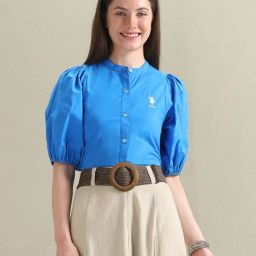 U.S. Polo Assn. Blue Relaxed Fit Top-image-64