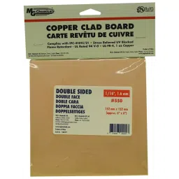 MG CHEMICALS Copper Clad Board, Fr4, Double, 1.6Mm, 550-43