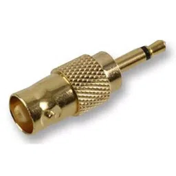 MULTICOMP PRO RF Adapters BNC Female Jack to 3.5MM Mono Plug - Gold Plated, PSG02771-5