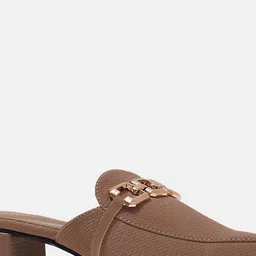 JM Looks Block Mules with Buckles image 5