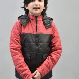 Crimsoune Club Kids Red & Black Color Block Full Sleeves Jacket-image-35