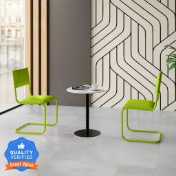Godrej Interio Vivid Leatherette Office Visitor Chair Green, Set of 2, Pre-assembled-7