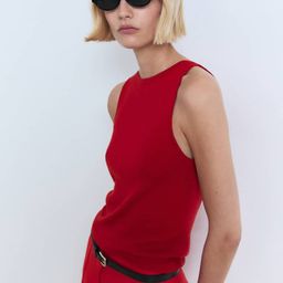 MANGO Sleeveless Top-image-87
