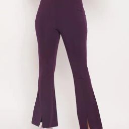 Camla Purple Regular Fit Leggings-picture-36