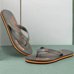 Woodland Men's Grey Flip Flops-image-95