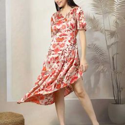 Melon By plusS Beige Printed A-Line Dress-image-35