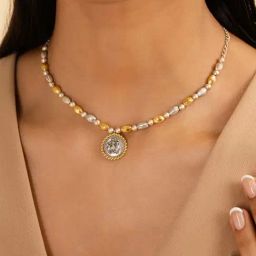 Shaya Snehitaru Pendant Necklace in Dual Plated 925 Silver-image-1