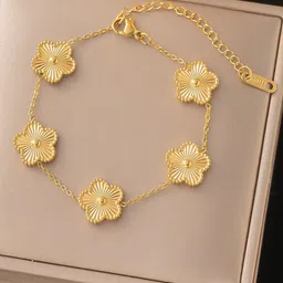 MYKI Women Gold-Plated Wraparound Bracelet-38